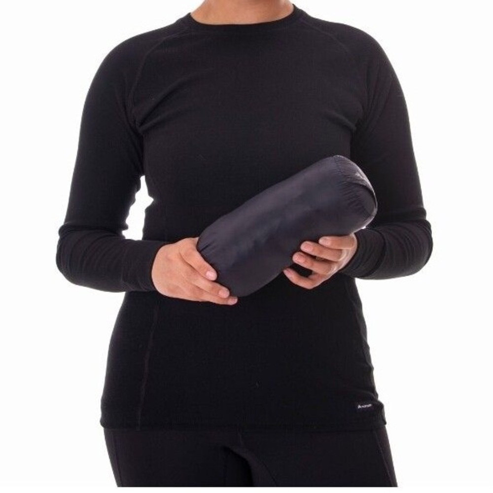 Macpac Uber Light Hooded Down Packable Jacket Bla… - image 4